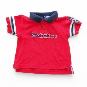 Reebok Classic Vintage 90s Y2K Polo Shirt Red / White Toddler 24M